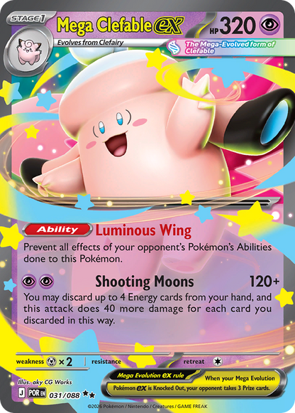 Mega Clefable ex - Perfect Order (Double Rare) [POR-031]