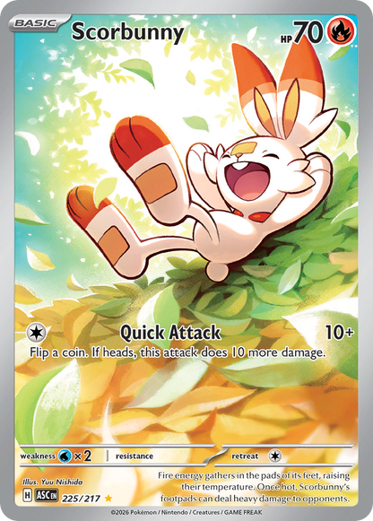 Scorbunny - Ascended Heroes (Illustration Rare) [ASC-225]