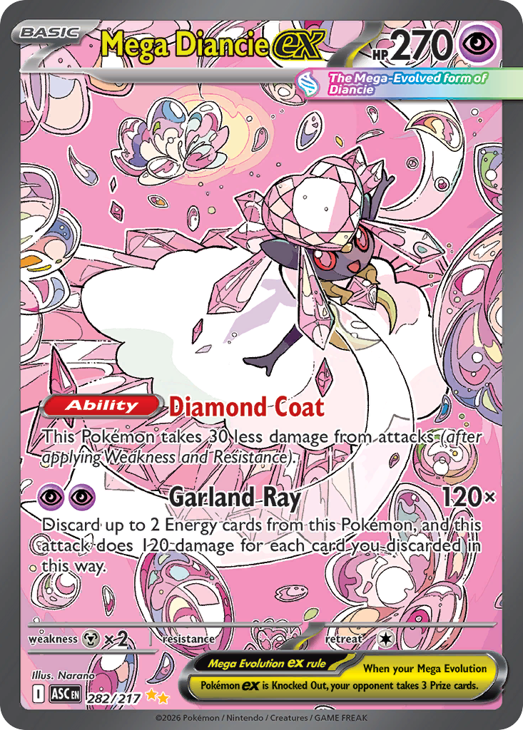 Mega Diancie ex - Ascended Heroes (Special Illustration Rare) [ASC-282]