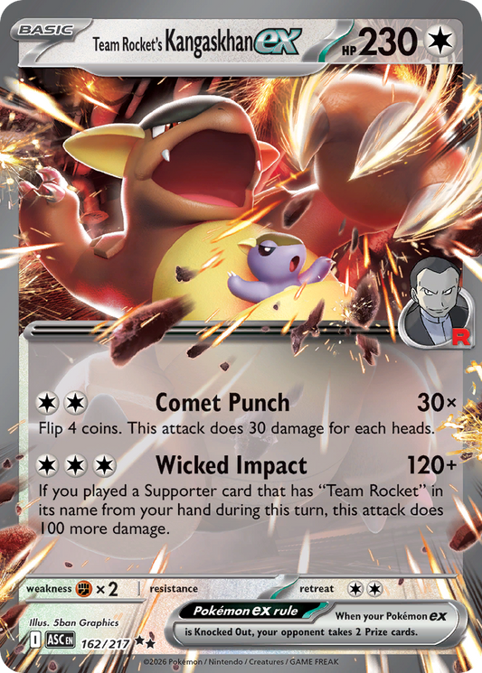 Team Rocket's Kangaskhan ex - Ascended Heroes (Double Rare) [ASC-162]