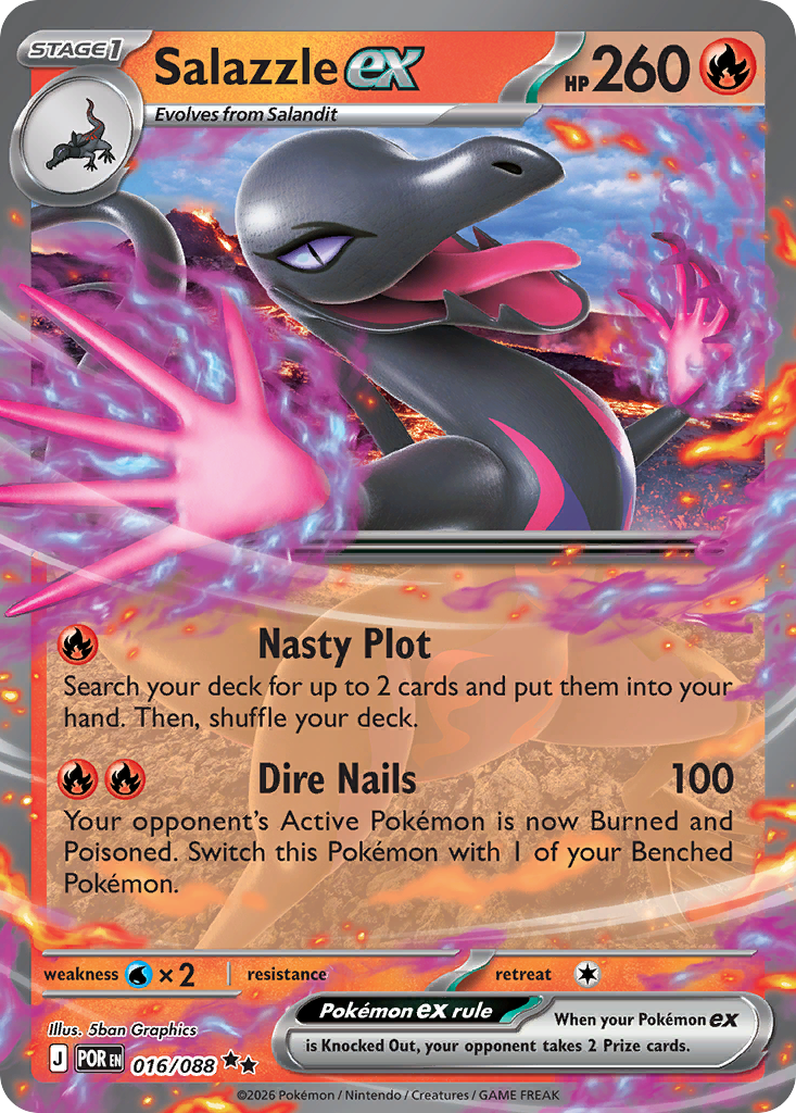 Salazzle ex - Perfect Order (Double Rare) [POR-016]