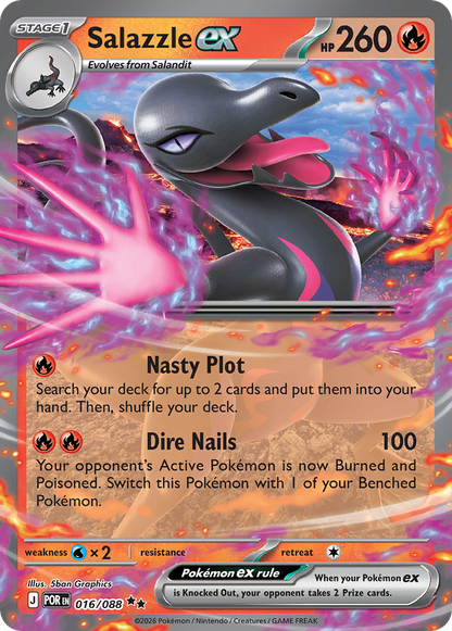 Salazzle ex - Perfect Order (Double Rare) [POR-016]