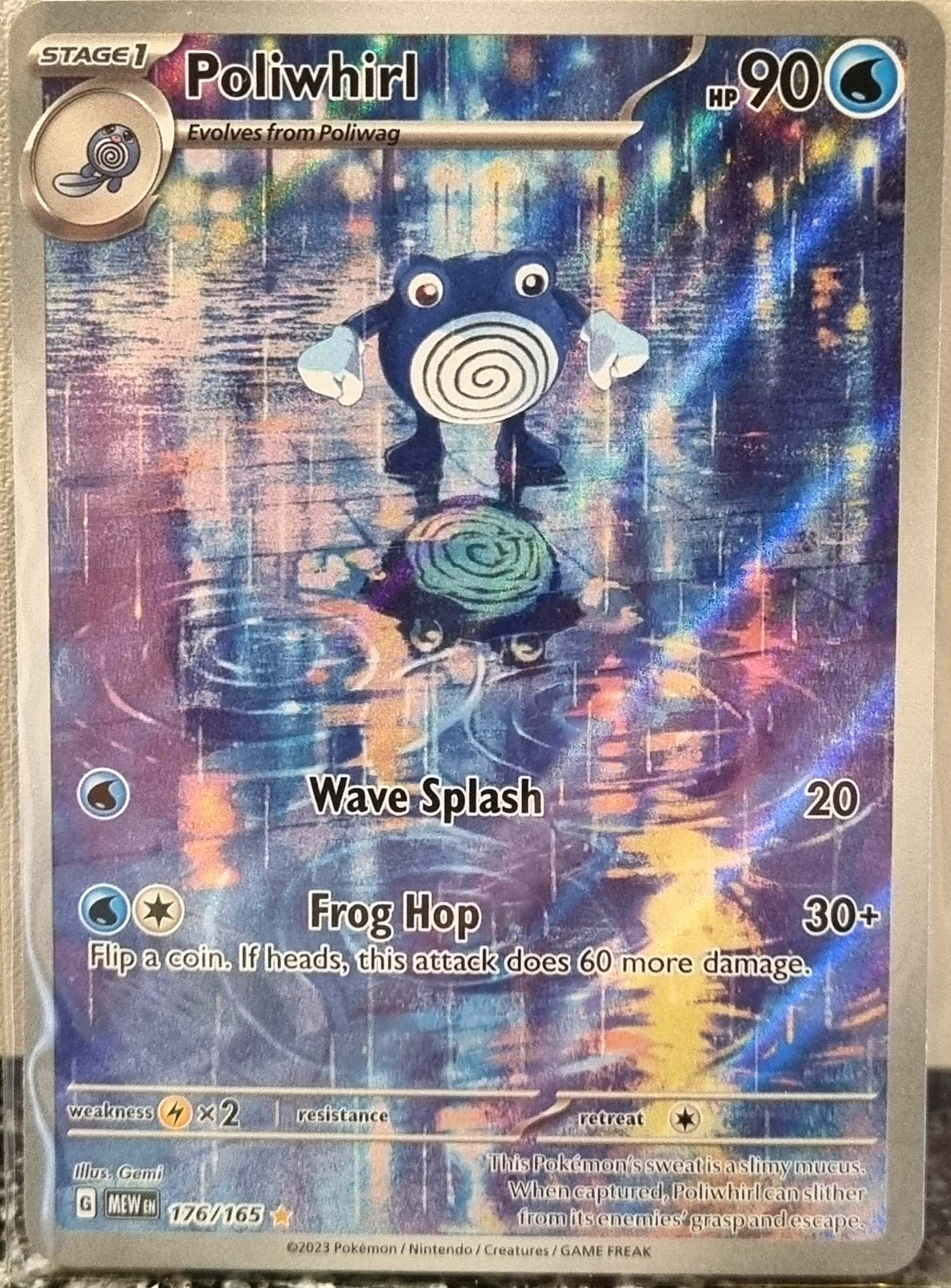 Poliwhirl - 151 (Illustration Rare) [MEW-176]