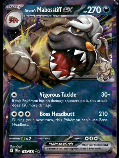 Arven's Mabosstiff ex - Destined Rivals (Double Rare) [DRI-139]