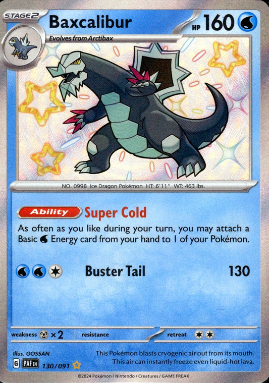 Baxcalibur - Paldean Fates (Shiny Rare) [PAF-130]