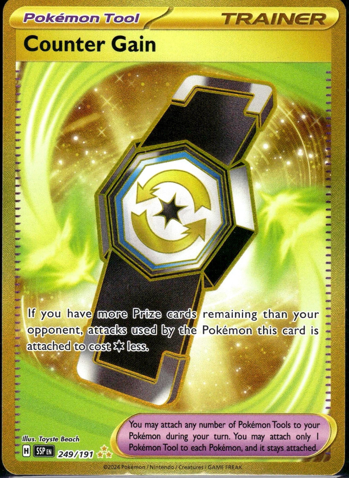 Counter Gain - Surging Sparks (Secret Rare) [SSP-249]
