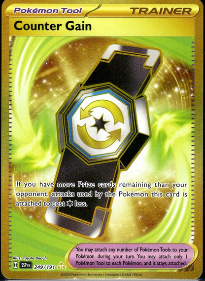 Counter Gain - Surging Sparks (Secret Rare) [SSP-249]