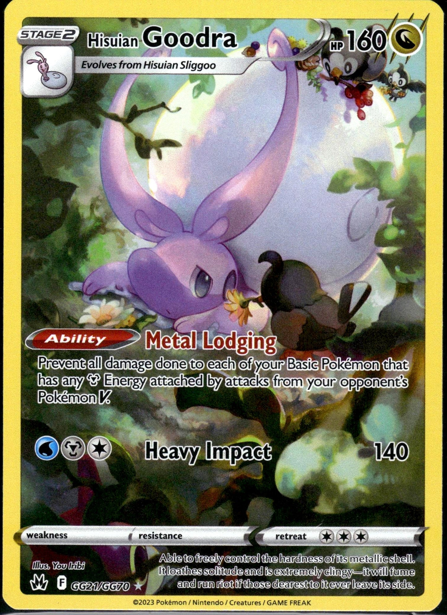 Hisuian Goodra - Crown Zenith (Holo Rare) [CRZ-GG21]