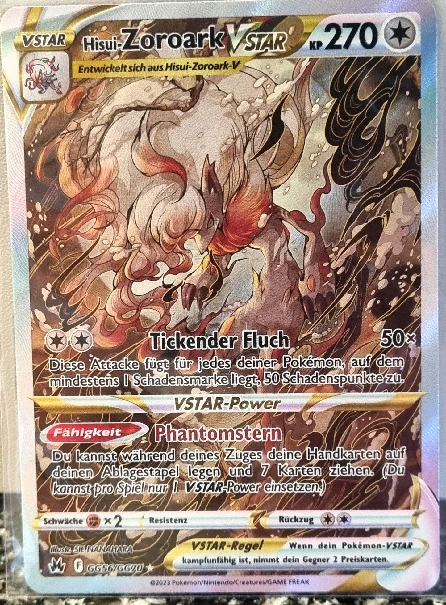 Hisuian Zoroark VSTAR - Crown Zenith (Ultra Rare) [CRZ-GG56]
