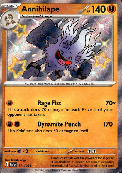 Annihilape - Paldean Fates (Shiny Rare) [PAF-171]