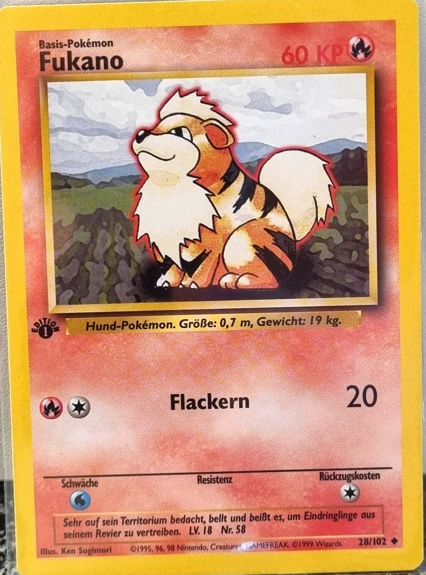 Growlithe - Base Set (Uncommon) [BS-28]