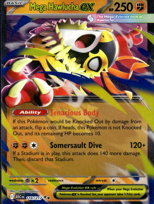 Mega Hawlucha ex - Ascended Heroes (Double Rare) [ASC-116]