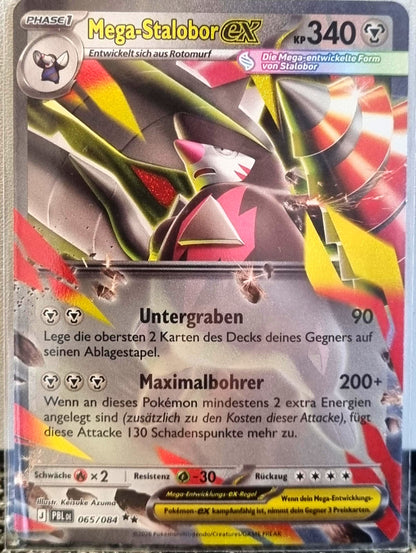 Mega Excadrill ex - Pitch Black (Double Rare) [PBL-065]
