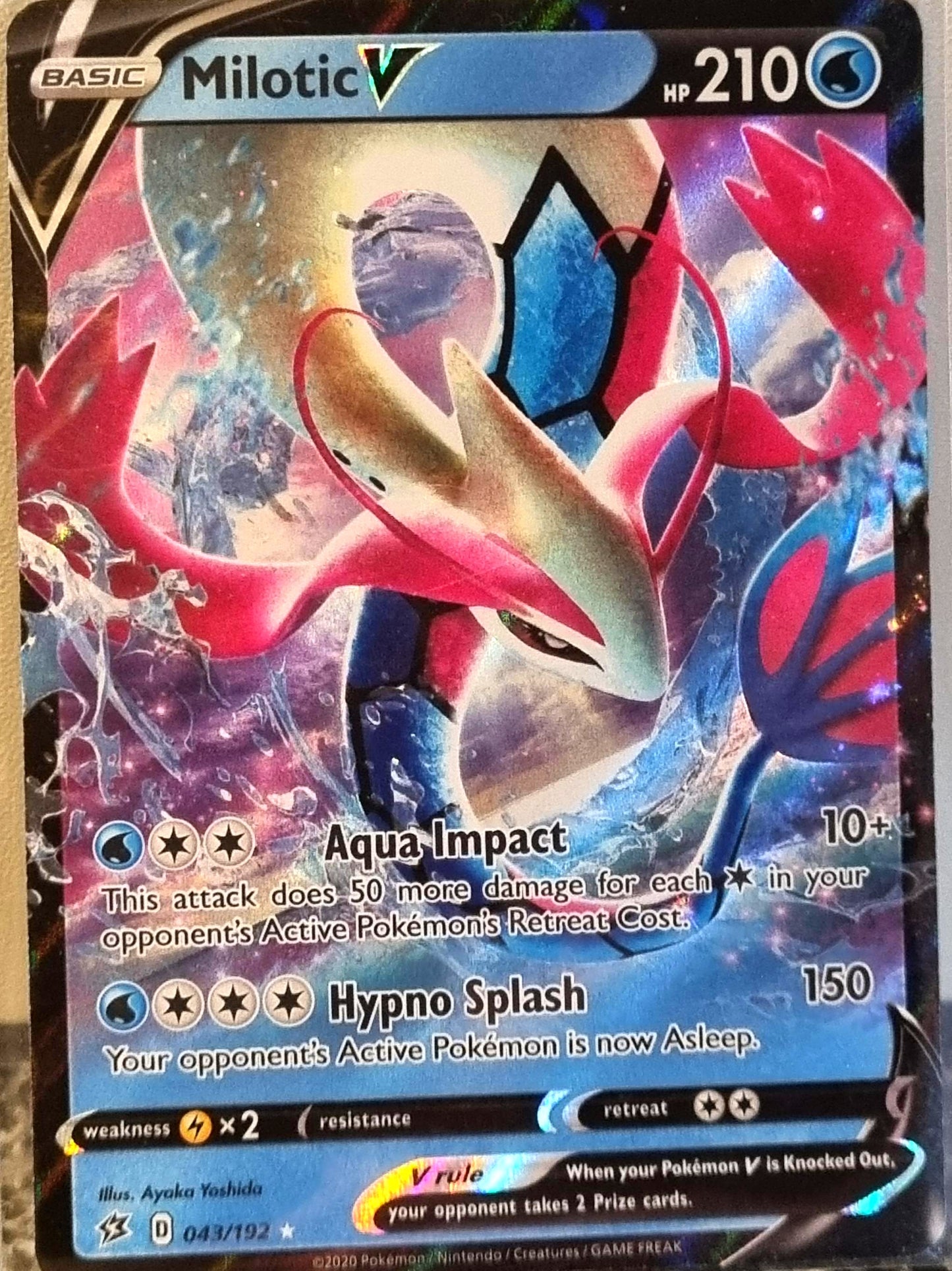 Milotic V - Rebel Clash (Ultra Rare) [RCL-43]