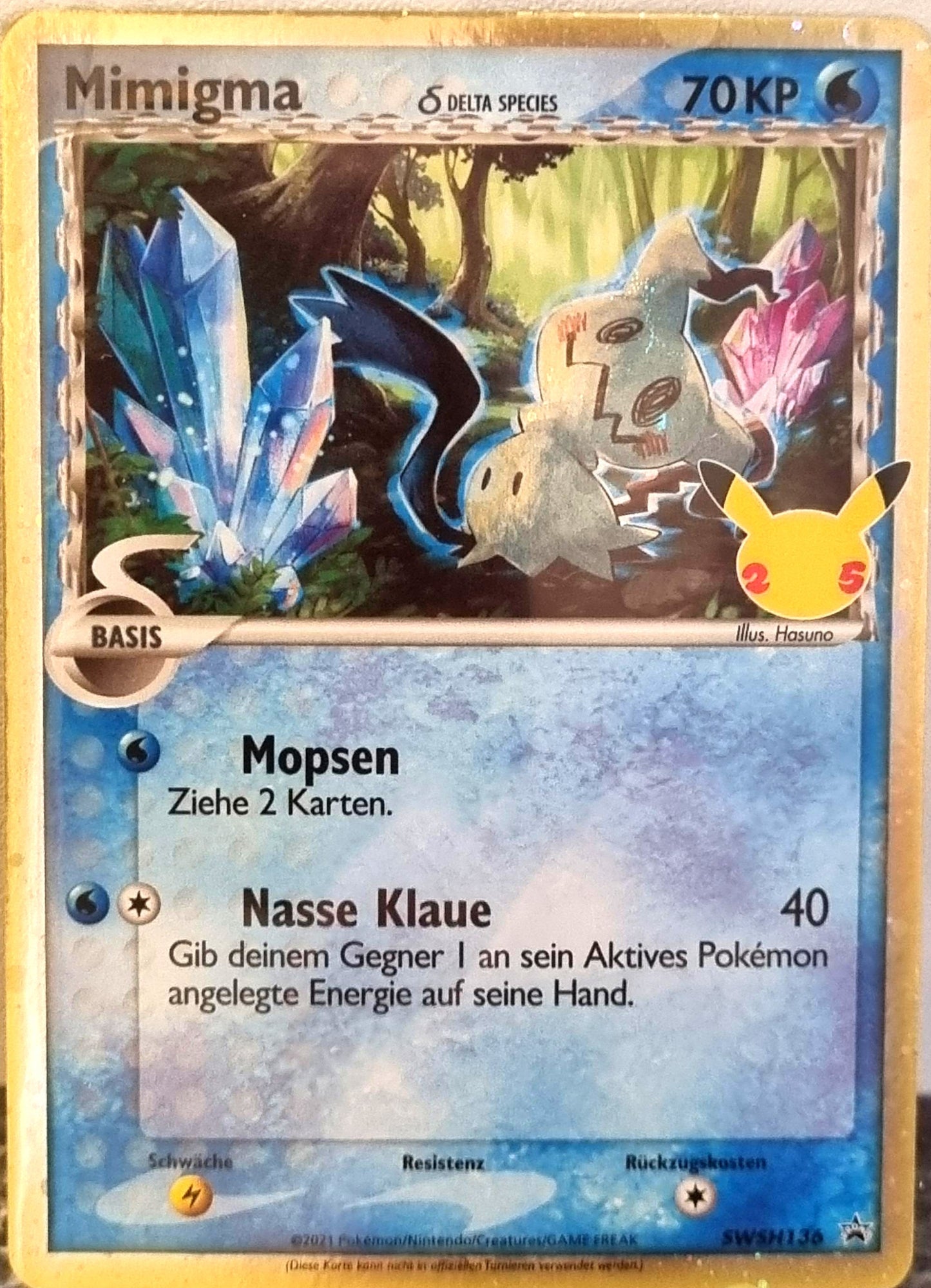 Mimikyu δ Delta Species - SWSH Black Star Promos (Promo) [SWSH-136]