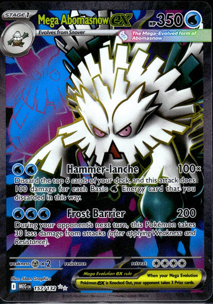 Mega Abomasnow ex - Mega Evolution (Ultra Rare) [MEG-157]