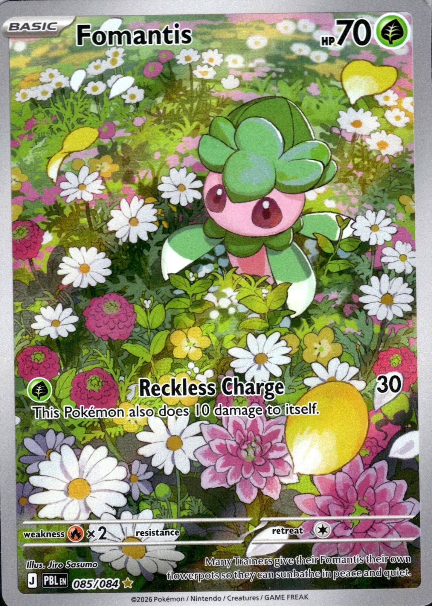 Fomantis - Pitch Black (Illustration Rare) [PBL-085]