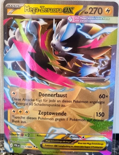 Mega Zeraora ex - Pitch Black (Double Rare) [PBL-027]