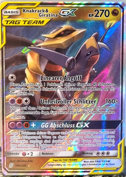 Garchomp & Giratina GX - Unified Minds (Ultra Rare) [UNM-146]