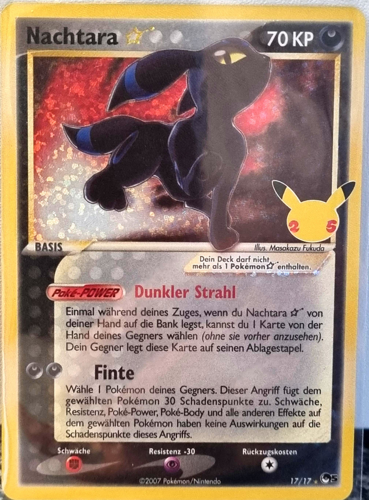 Umbreon Star - Celebrations (Ultra Rare) [CEL-POP5 17]