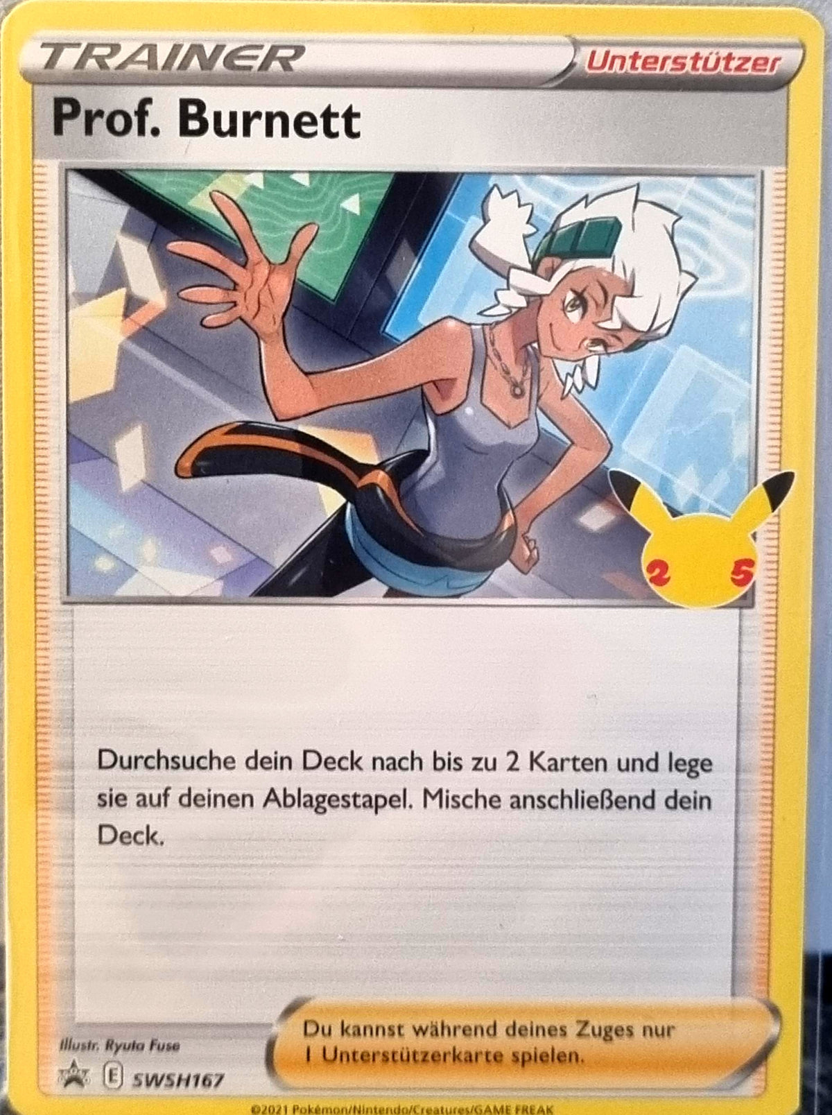 Professor Burnet - SWSH Black Star Promos (Promo) [SWSH-167]