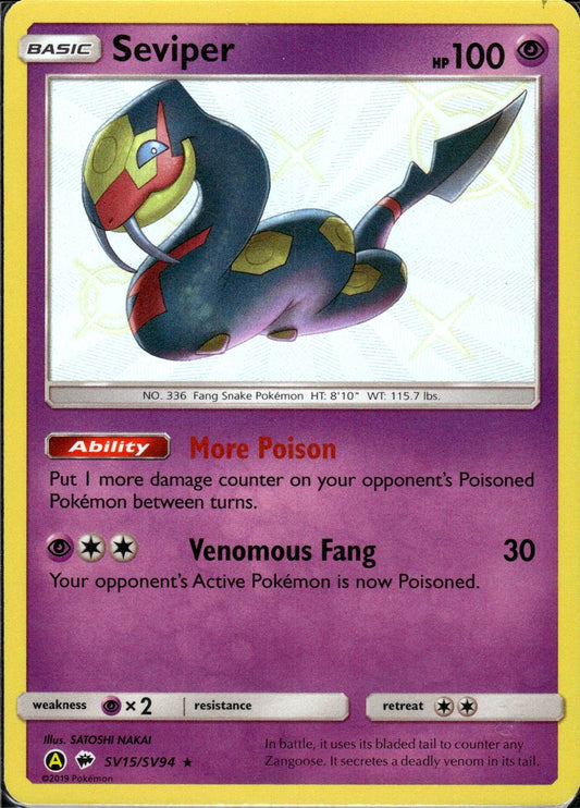 Seviper - Hidden Fates (Secret Rare) [HIF-SV15]