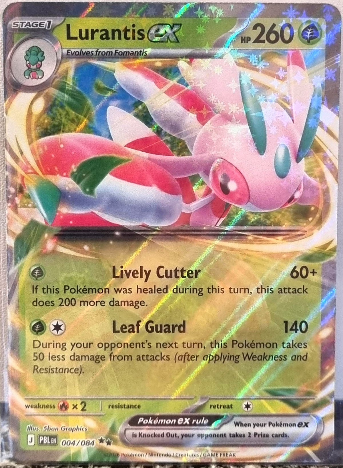 Lurantis ex - Pitch Black (Double Rare) [PBL-004]