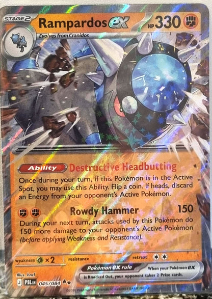 Rampardos ex - Pitch Black (Double Rare) [PBL-045]