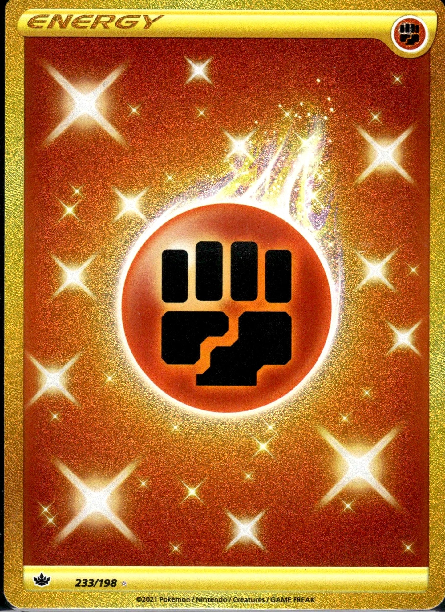 Fighting Energy - Chilling Reign (Secret Rare) [CRE-233]