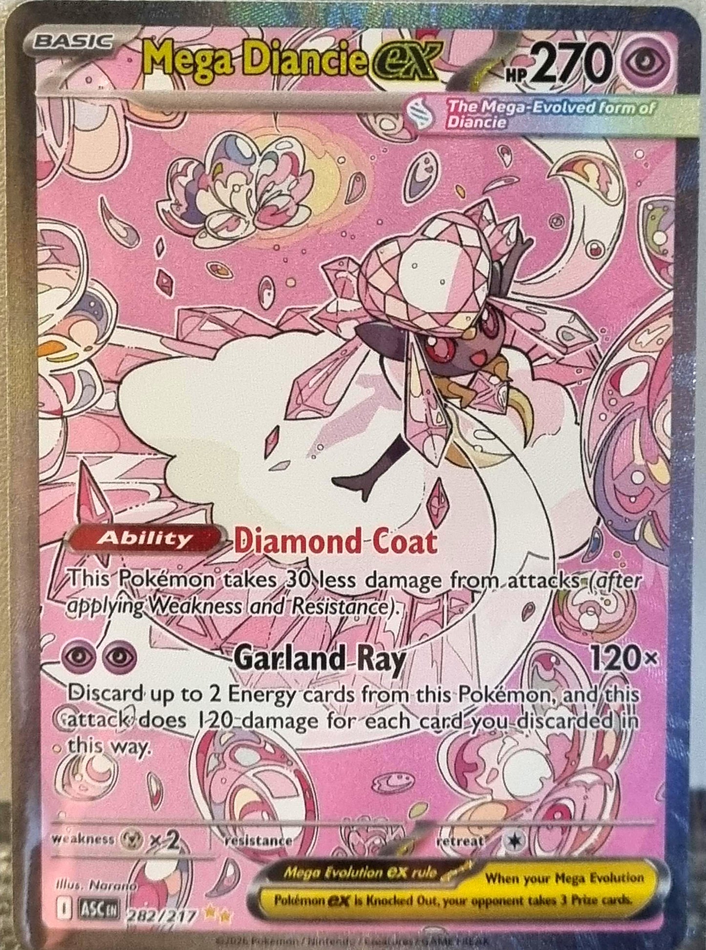 Mega Diancie ex - Ascended Heroes (Special Illustration Rare) [ASC-282]