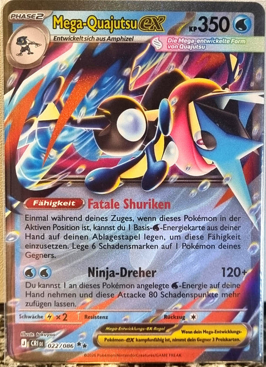 Mega Greninja ex - Chaos Rising (Double Rare) [CRI-022]