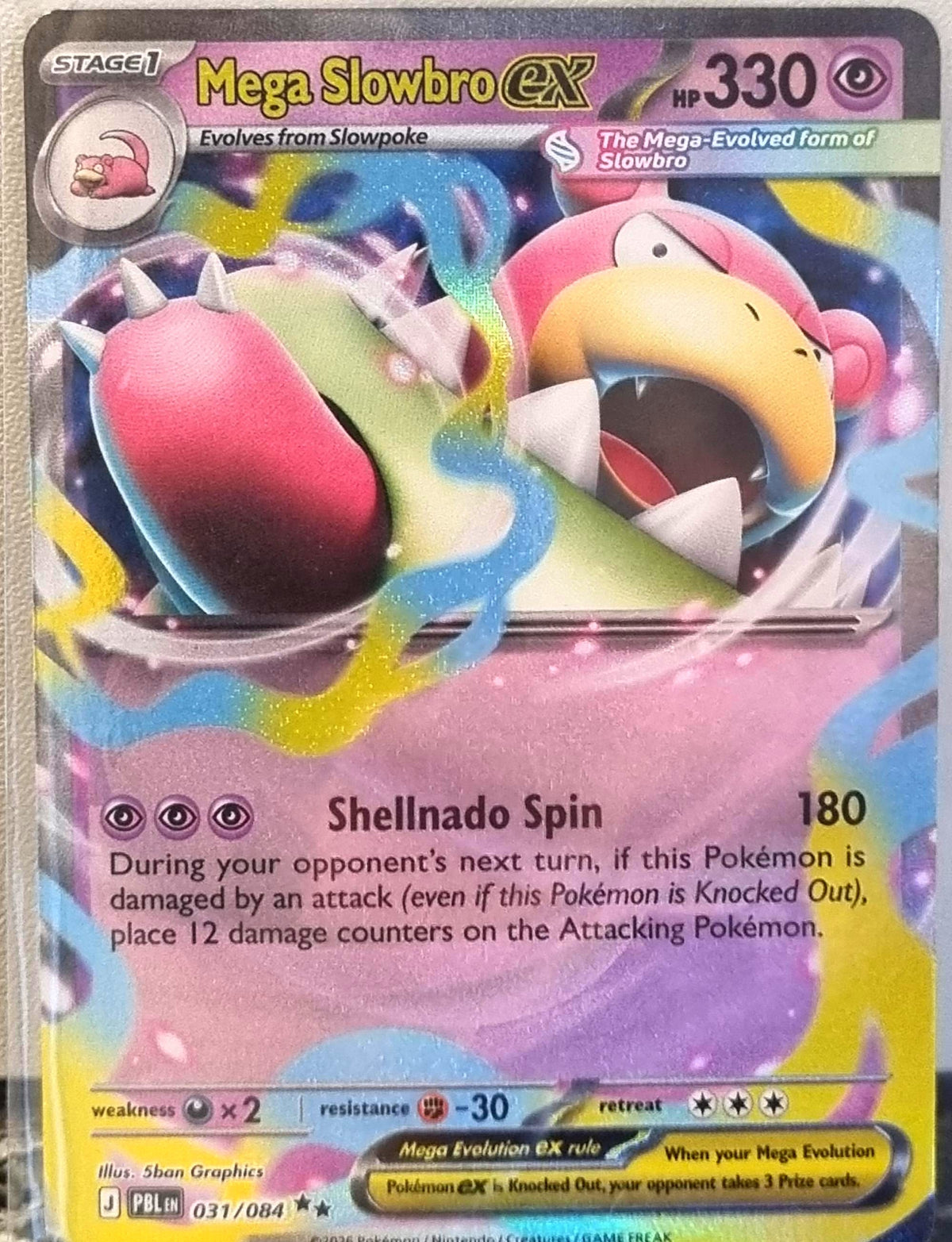 Mega Slowbro ex - Pitch Black (Double Rare) [PBL-031]