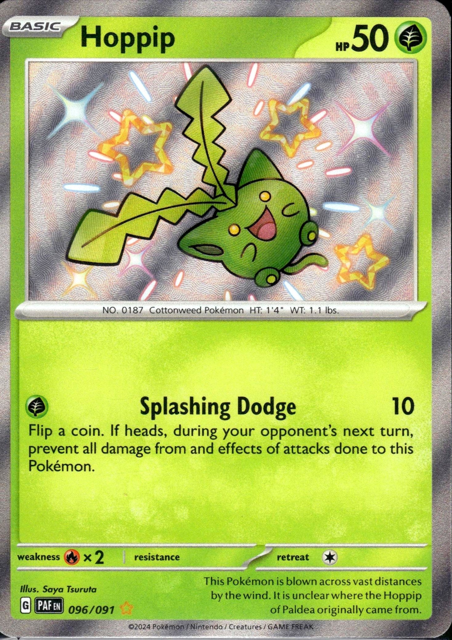 Hoppip - Paldean Fates (Shiny Rare) [PAF-096]