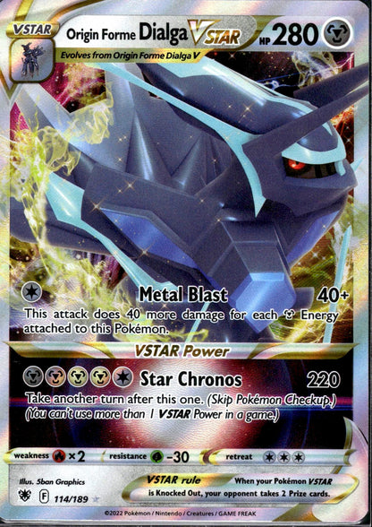 Origin Forme Dialga VSTAR - Astral Radiance (Ultra Rare) [ASR-114]
