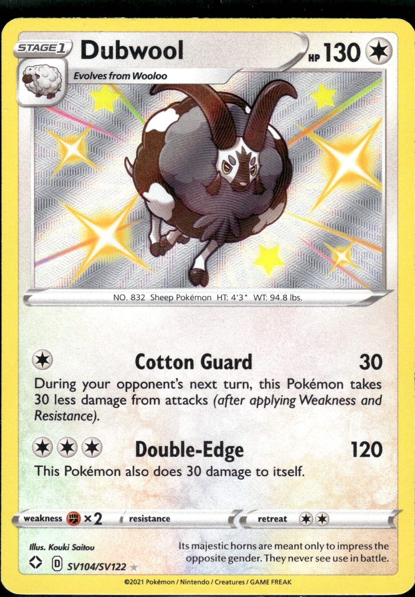 Dubwool - Shining Fates (Secret Rare) [SHF-SV104]