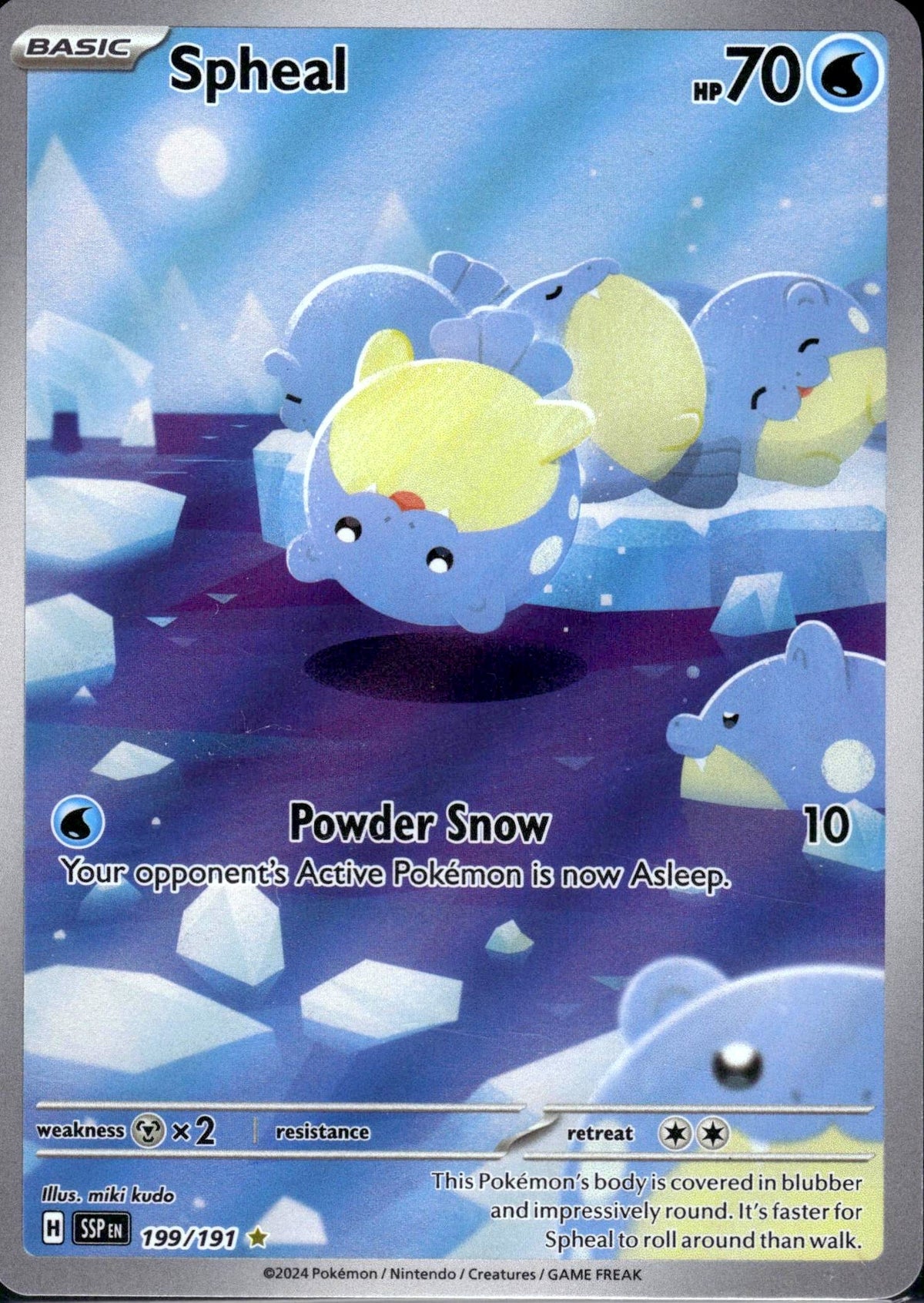 Spheal - Surging Sparks (Illustration Rare) [SSP-199]