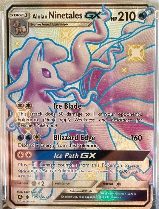 Alolan Ninetales GX - Hidden Fates (Ultra Rare) [HIF-SV53]