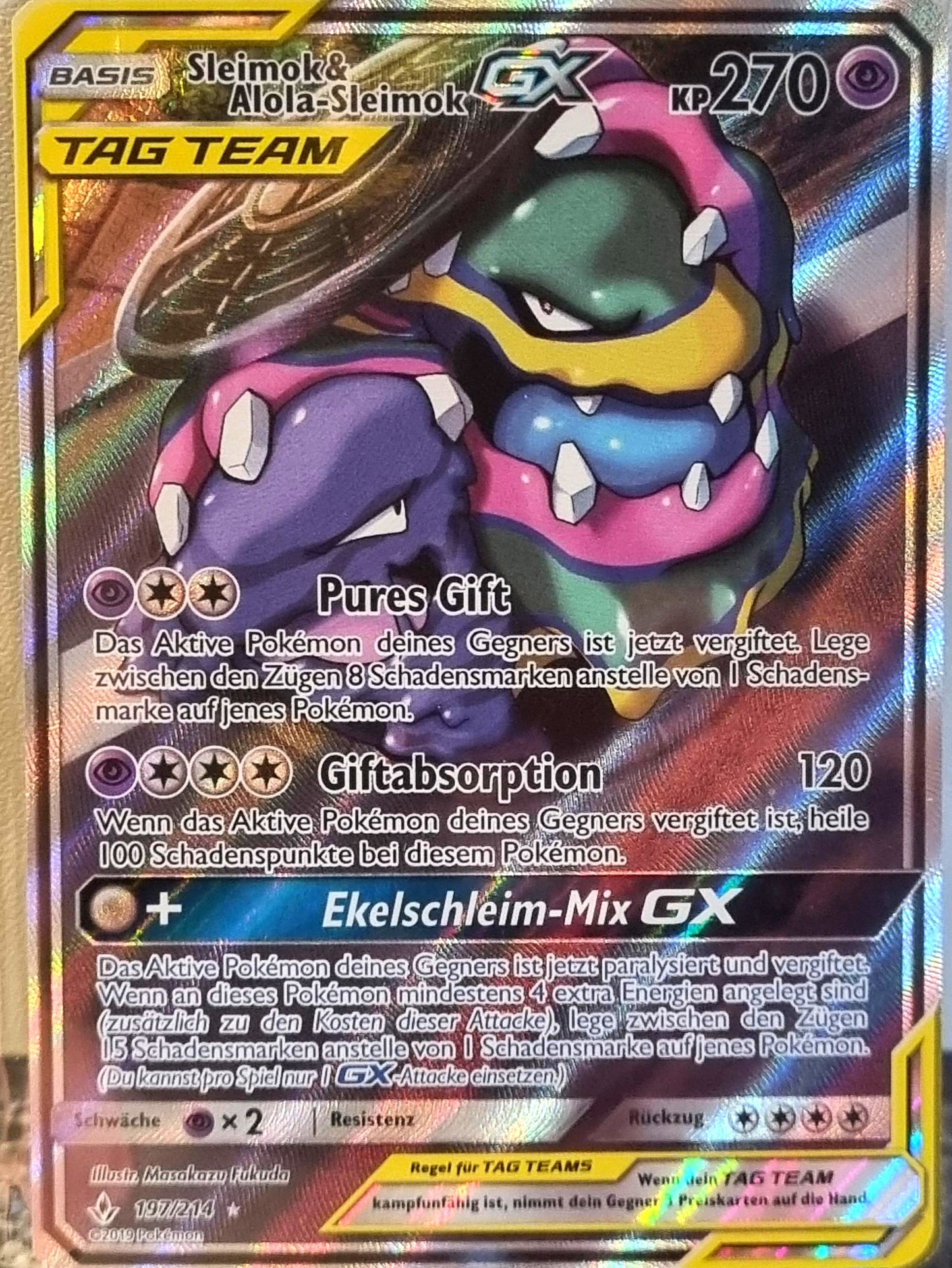 Muk & Alolan Muk GX - Unbroken Bonds (Ultra Rare) [UNB-197]