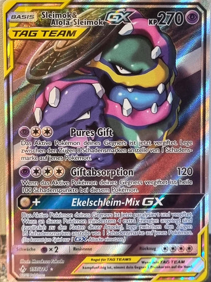 Muk & Alolan Muk GX - Unbroken Bonds (Ultra Rare) [UNB-197]