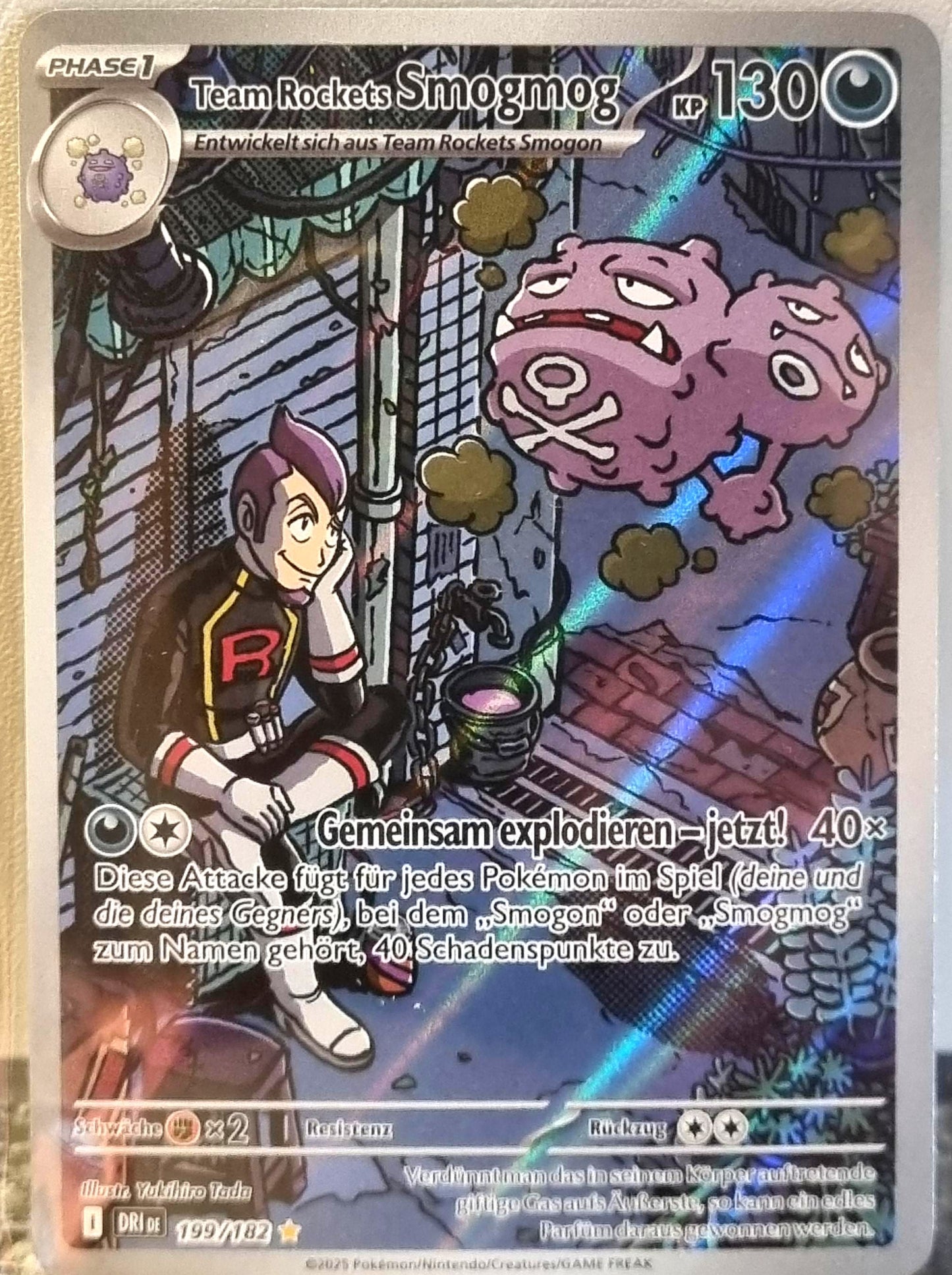Team Rocket's Weezing - Destined Rivals (Illustration Rare) [DRI-199]