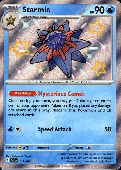 Starmie - Paldean Fates (Shiny Rare) [PAF-119]