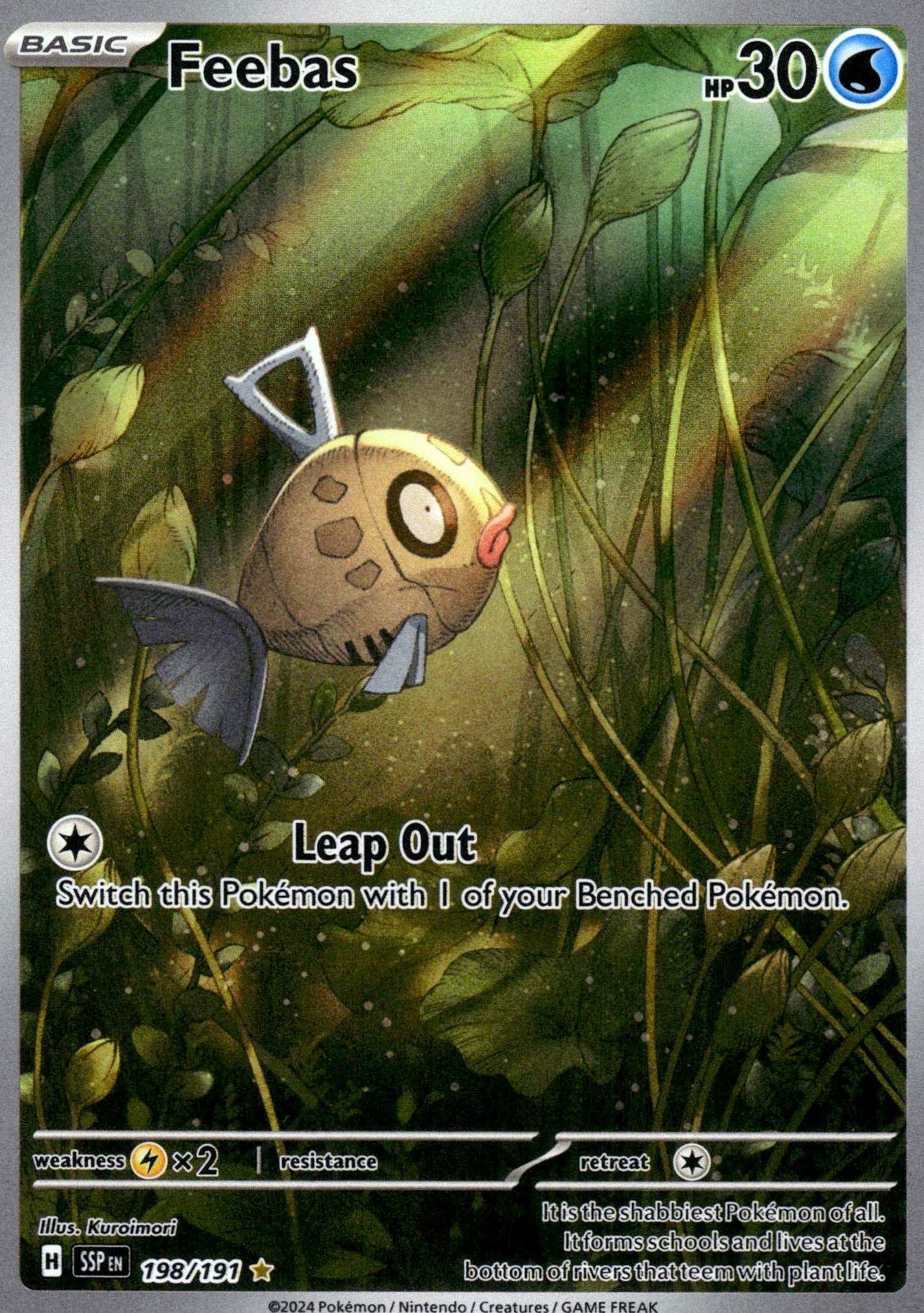Feebas - Surging Sparks (Illustration Rare) [SSP-198]