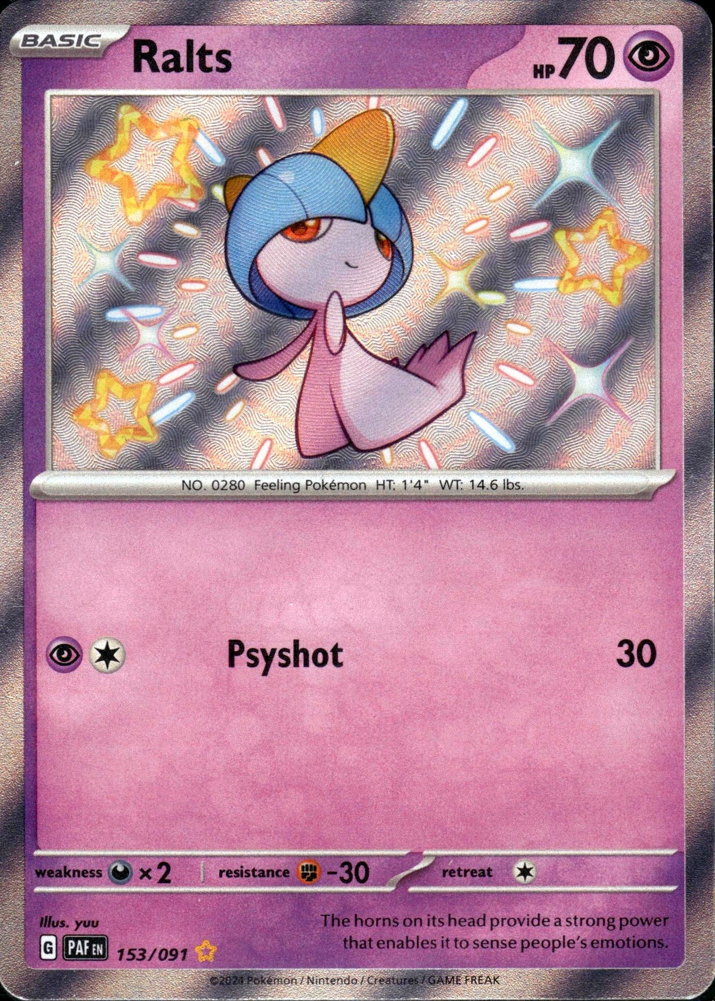 Ralts - Paldean Fates (Shiny Rare) [PAF-153]