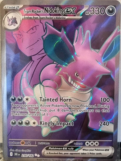 Team Rocket's Nidoking ex - Destined Rivals (Ultra Rare) [DRI-216]