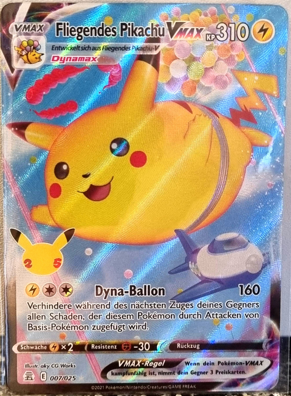 Flying Pikachu VMAX - Celebrations (Ultra Rare) [CEL-007]