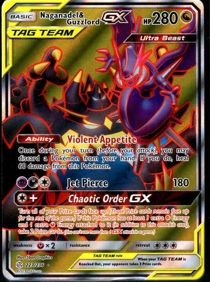 Naganadel & Guzzlord GX - Cosmic Eclipse (Ultra Rare) [CEC-223]