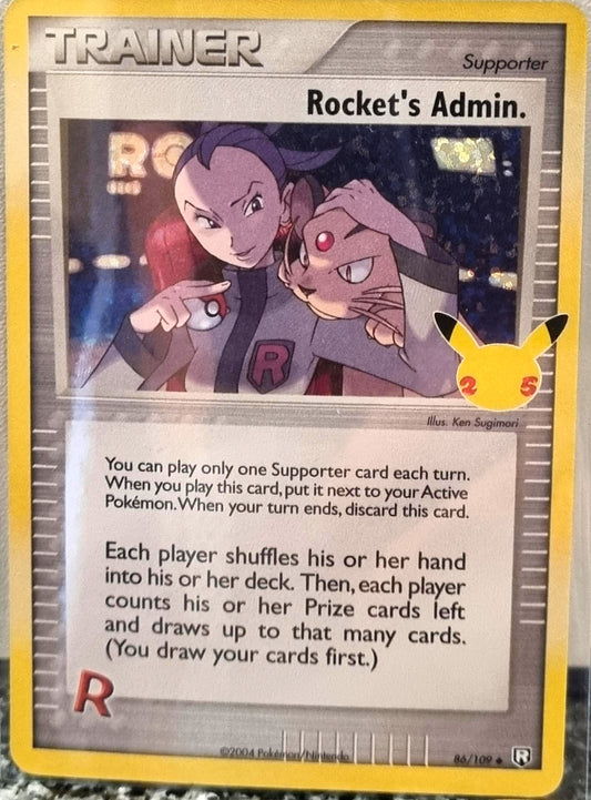 Rocket's Admin. - Celebrations (Uncommon) [CEL-TRR 86]