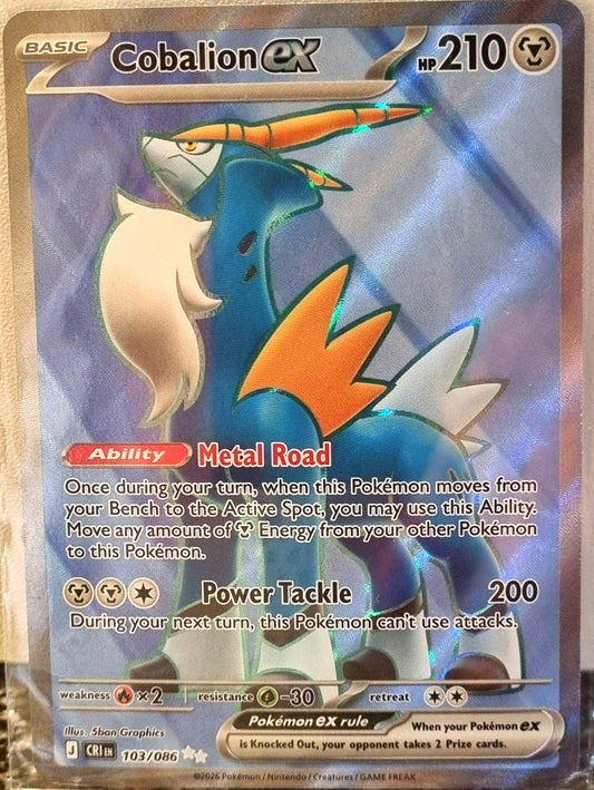 Cobalion ex - Chaos Rising (Ultra Rare) [CRI-103]