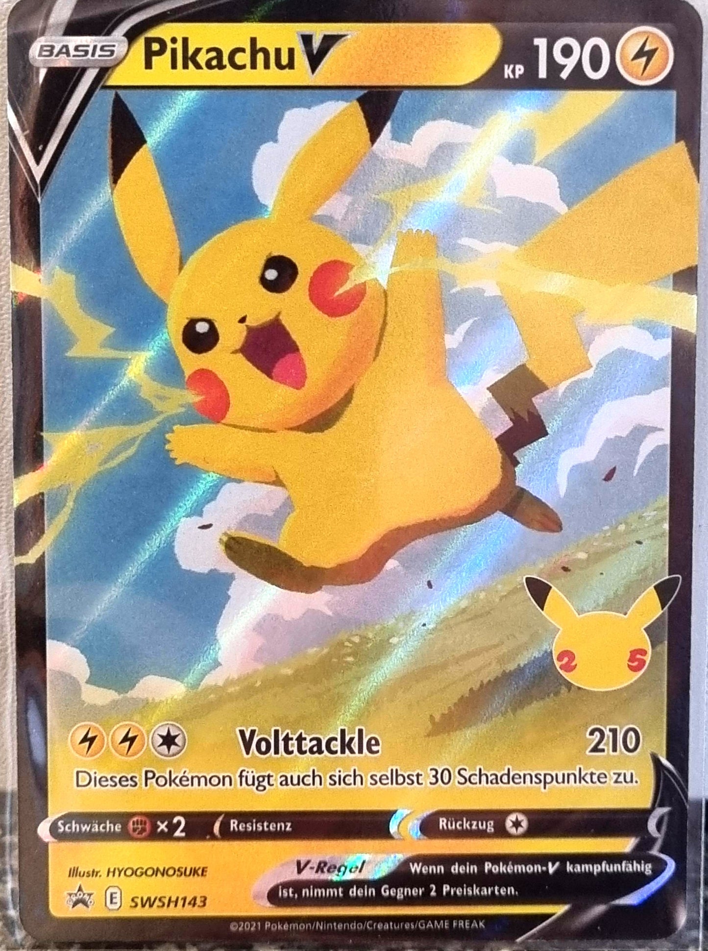 Pikachu V - SWSH Black Star Promos (Promo) [SWSH-143]
