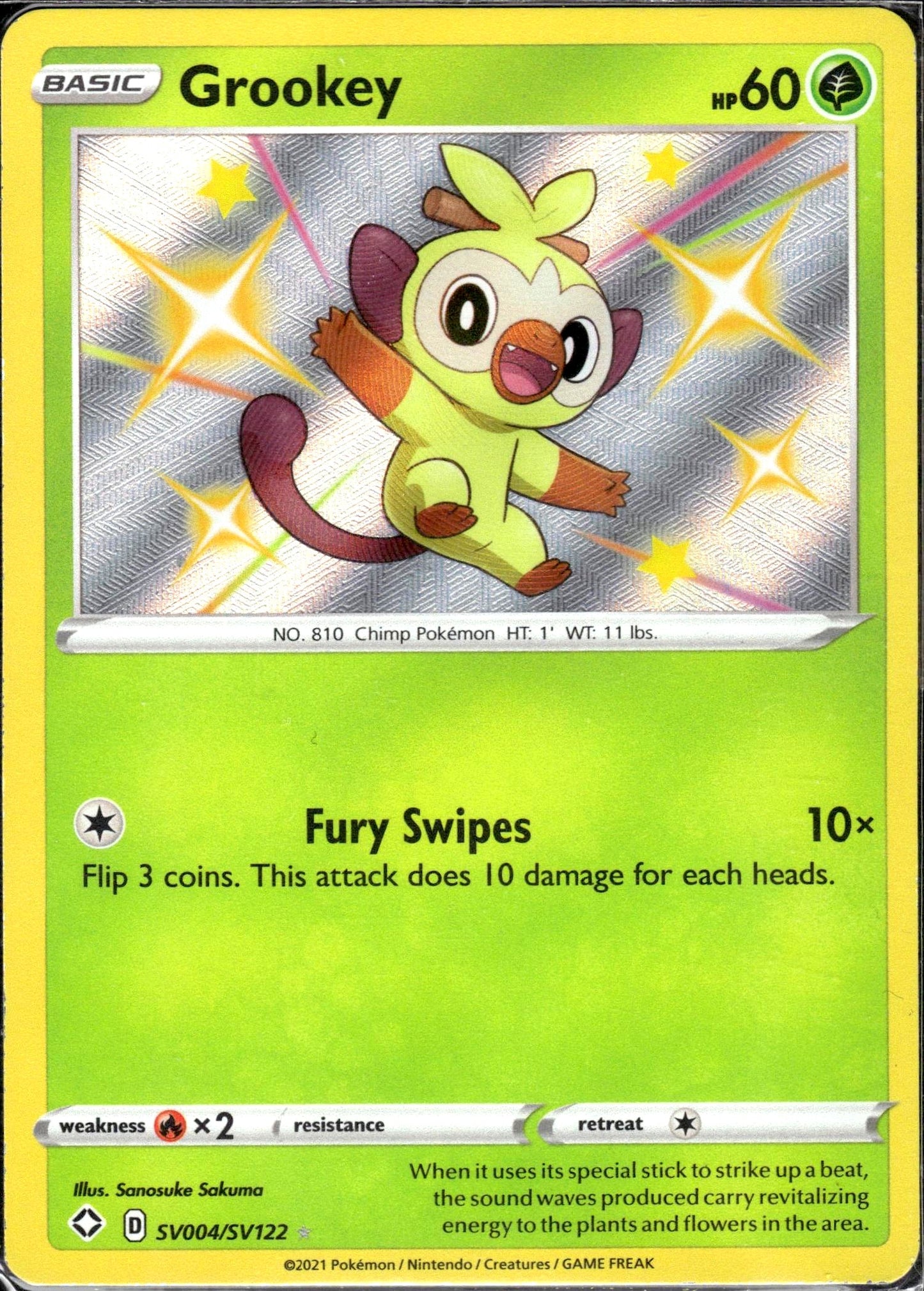 Grookey - Shining Fates (Secret Rare) [SHF-SV4]